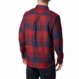 Columbia Silver Ridge™ 2.0 Flannel Skjorta Herr Marinblå/Röda (OIJPK2749)